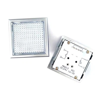 ThyssenKrupp Asansör Kabini Acil Durum Aydınlatması-Buton Tipi Işık AN213G01 DC24V Kare Işık